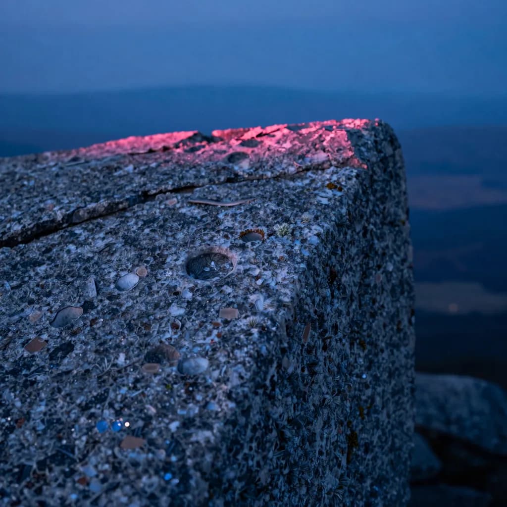 macro detail of alpine ridge form under electric-blue sky with hot-pink sunset accent - companion image for the Gorgias vs Zendesk for a DTC stack guide