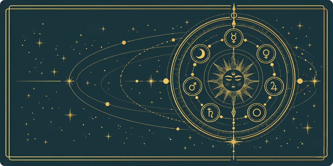 Planetary hours header engraving