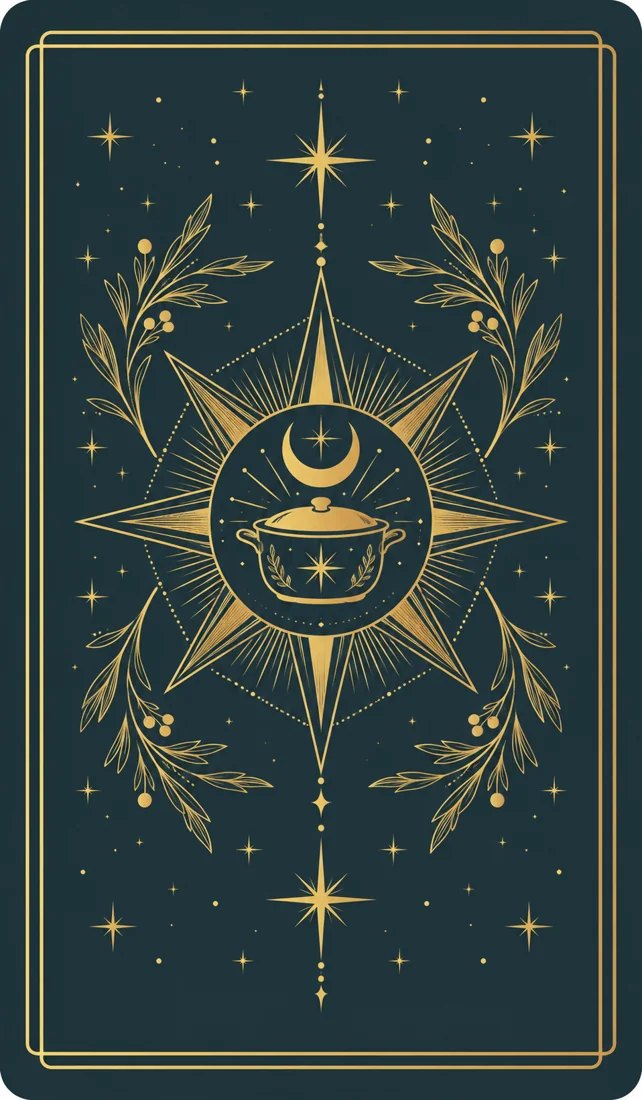 Recipe card back engraving
