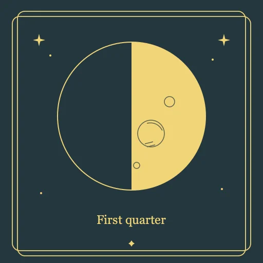 First Quarter engraving