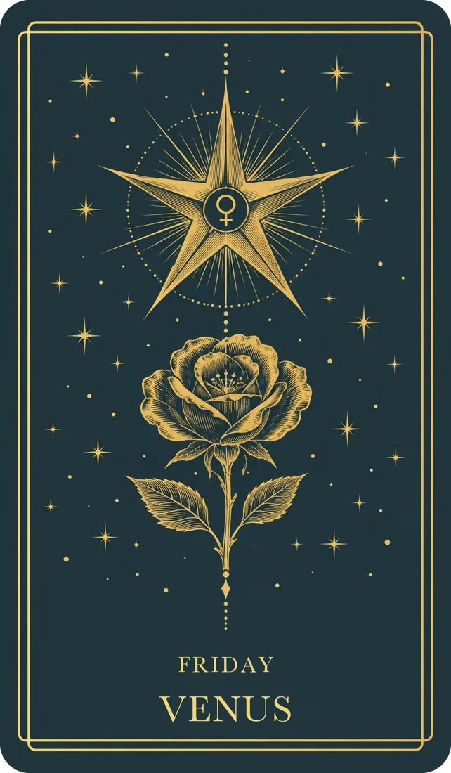 Friday Venus engraving