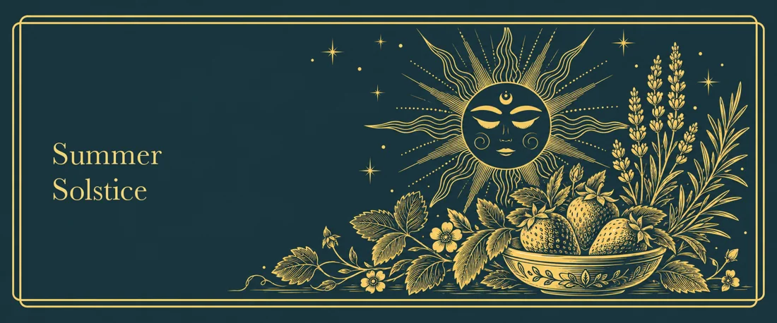 Summer Solstice engraving