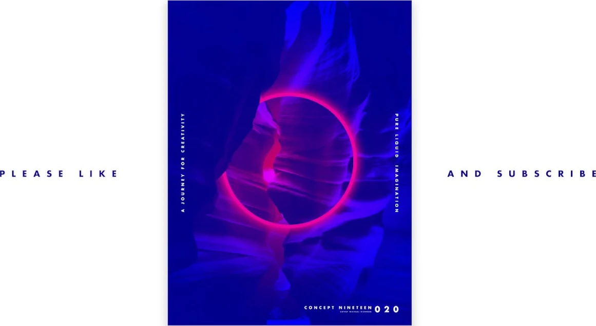 Poster Design Photoshop Hyper-Lapse : Pure Liquid Imagination Concept 20